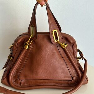 Chloe Brown Handbag with Crossbody Strap in Very Good Condition